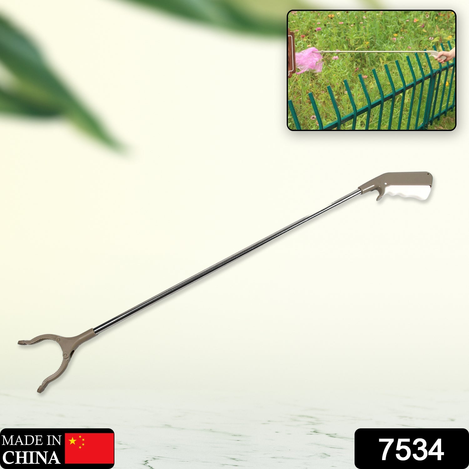 7534 GARBAGE LIFTER TOOL KITCHEN PICKER CLAW PICK UP RUBBISH HELPING HAND TOOL GARBAGE PICKER FLEXIBLE LIGHTWEIGHT TOOL DeoDap 7534 GARBAGE LIFTER TOOL KITCHEN PICKER CLAW PICK UP RUBBISH HELPING HAND TOOL GARBAGE PICKER FLEXIBLE LIGHTWEIGHT TOOL DeoDap
